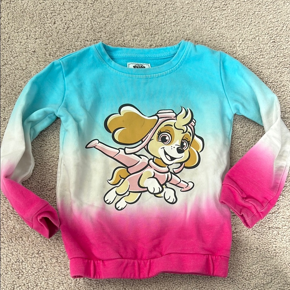 Paw Patrol x Andy & Evan Skye sweatshirt size 4T